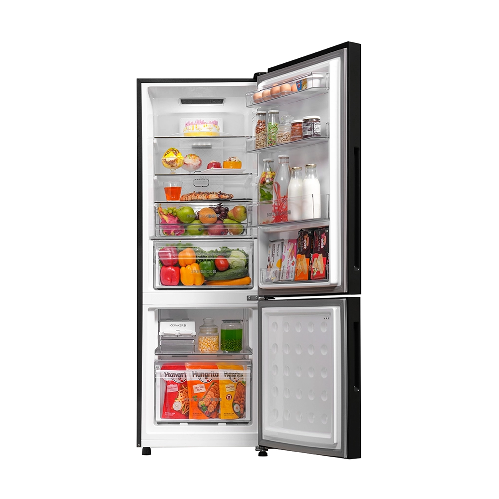 Haier 237L 2 Star Double Door Bottom Mount Refrigerator 